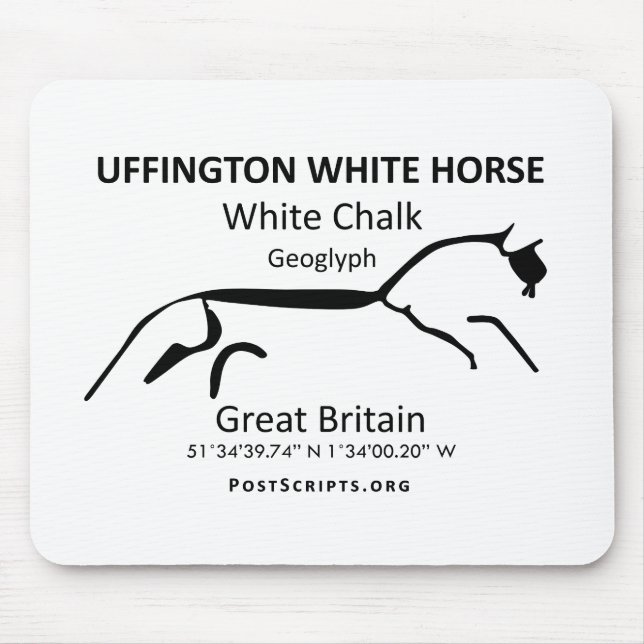 White Horse of Uffington Mouse Mat (Front)