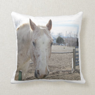 White Horse Pillow