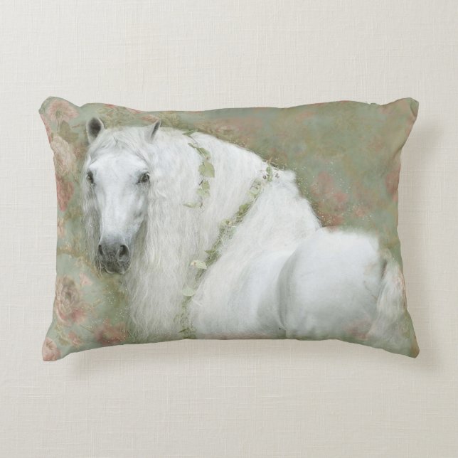 White Horse - Pillow (Front)