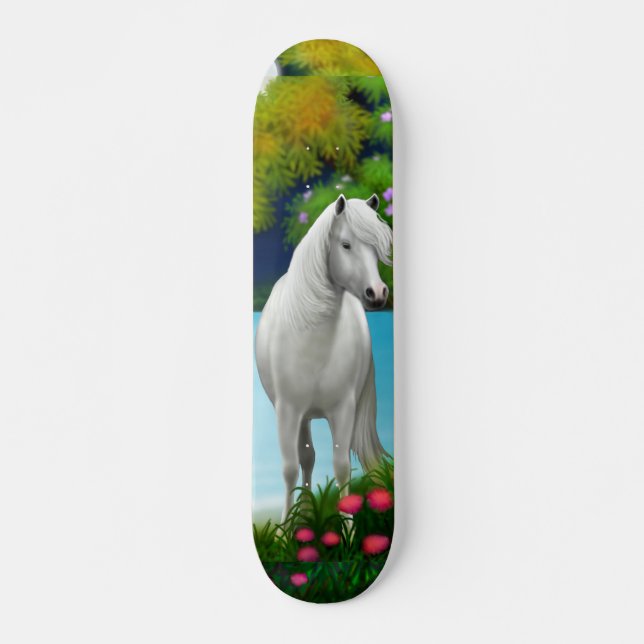 White Horse Skateboard (Front)