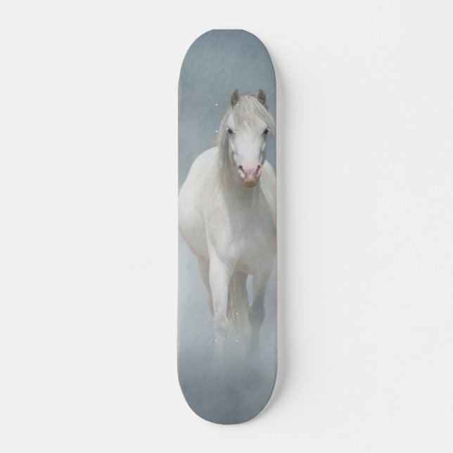 WHite horse skateboard (Front)