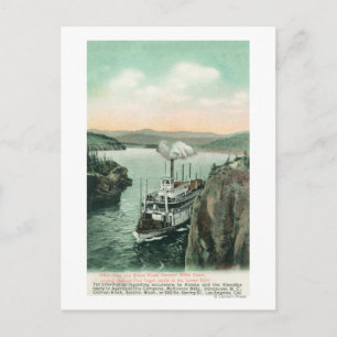 White Horse Steamer Postcard