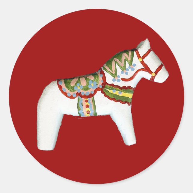 White Horse Sticker (Front)