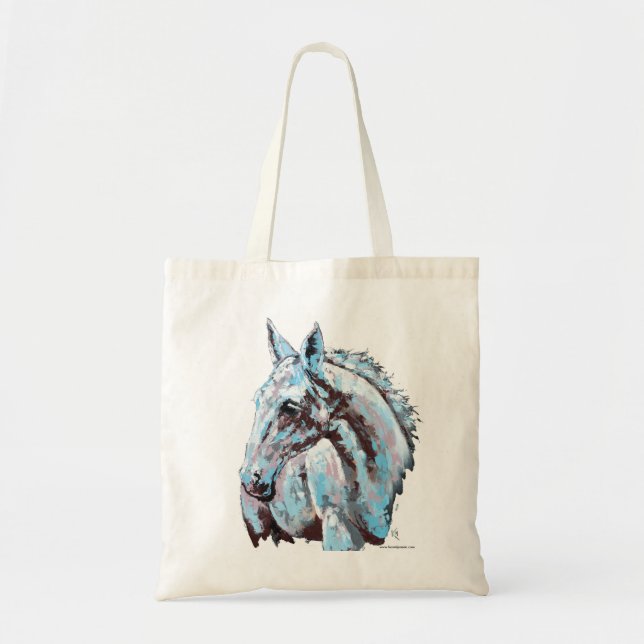 White Horse Tote Bag (Front)