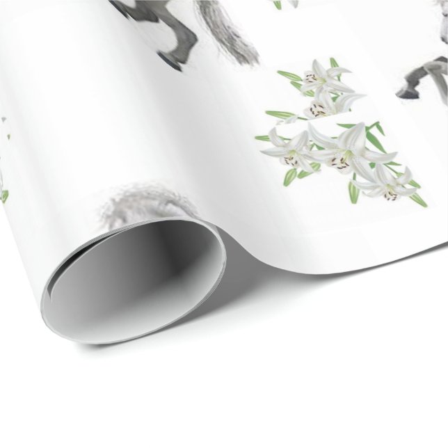 White Horse Wrapping Paper (Roll Corner)