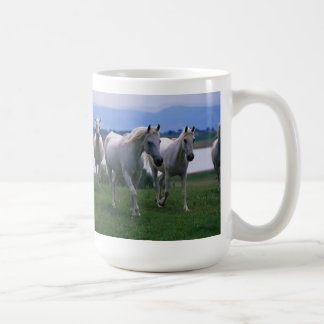 White Horses Coffee Mug
