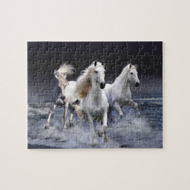 White Horses Game Puzzle (Horizontal)