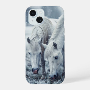 White Horses  iPhone 15 Case
