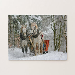 white horses  jigsaw puzzle