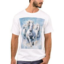 White Horses Snowbound Symphony: Galloping White M