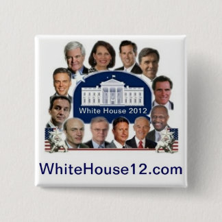 White House 2012 15 Cm Square Badge