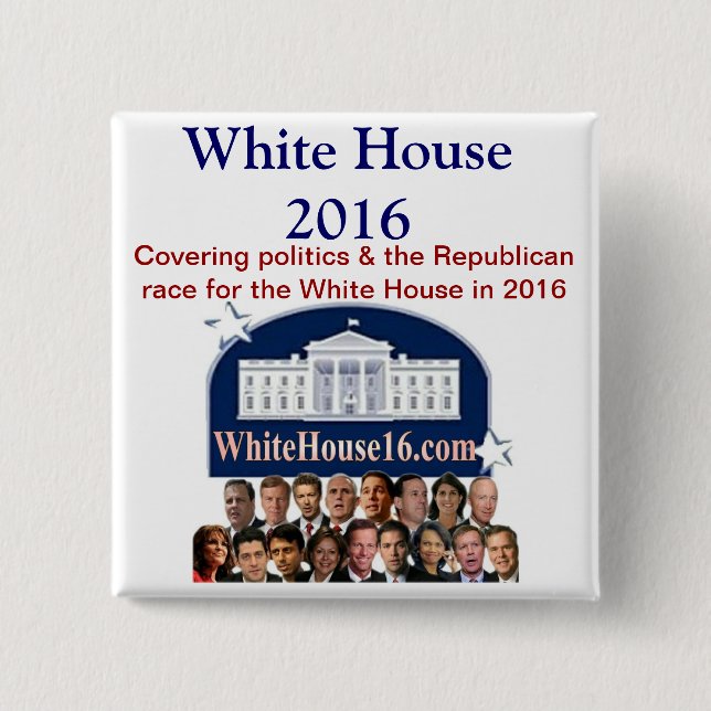 White House 2016 Button (Front)