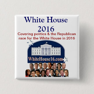 White House 2016 Button