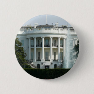 White House 6 Cm Round Badge
