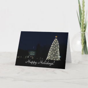 White House and National Tree Card