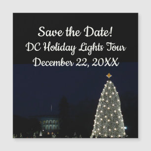 White House and National Tree Christmas Holiday DC