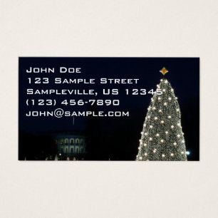 White House and National Tree Christmas Holiday DC