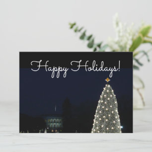 White House and National Tree Christmas Holiday DC