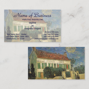 White House at Night by Vincent van Gogh Business Card