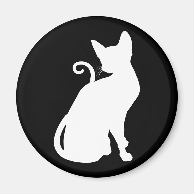 White House Cat Magnet (Front)