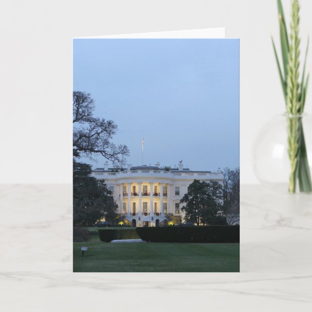 White House Celebrate Christmas Holiday Card (Front)