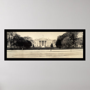 White House DC Photo 1909 Poster