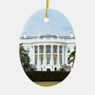 White House From The Lawn Ceramic Tree Decoration