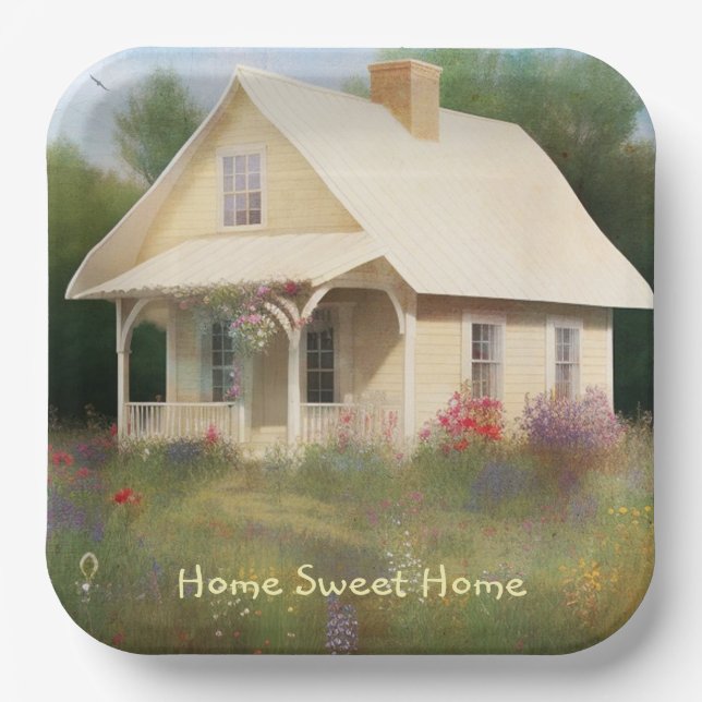 White House Housewarming Paper Plate (Front)