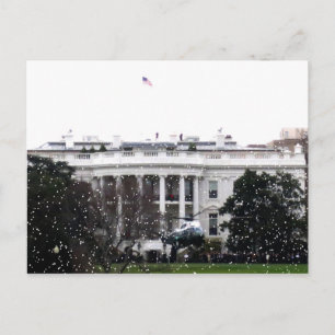 White House Marine One Postcard