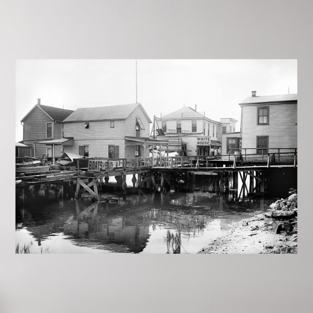 White House on Jamaica Bay, NY, 1910s Poster (Front)