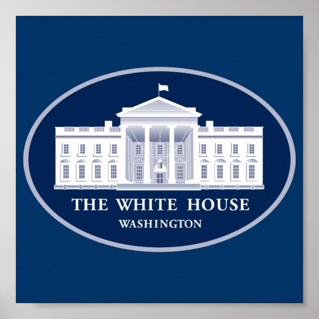 White House Press Conference Background Poster (Front)