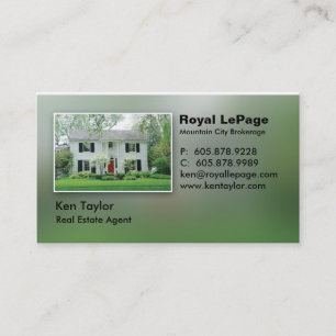 White House Red Door Business Card
