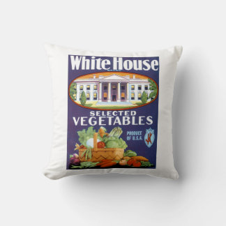 White House Selected Vegetables Cushion