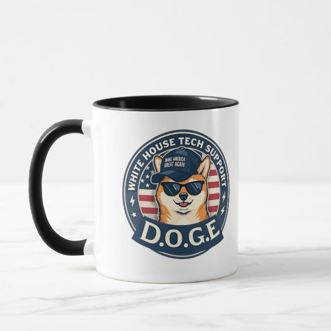 White House Tech Support Doge  Mug (Left)
