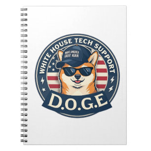 White House Tech Support Doge Notebook