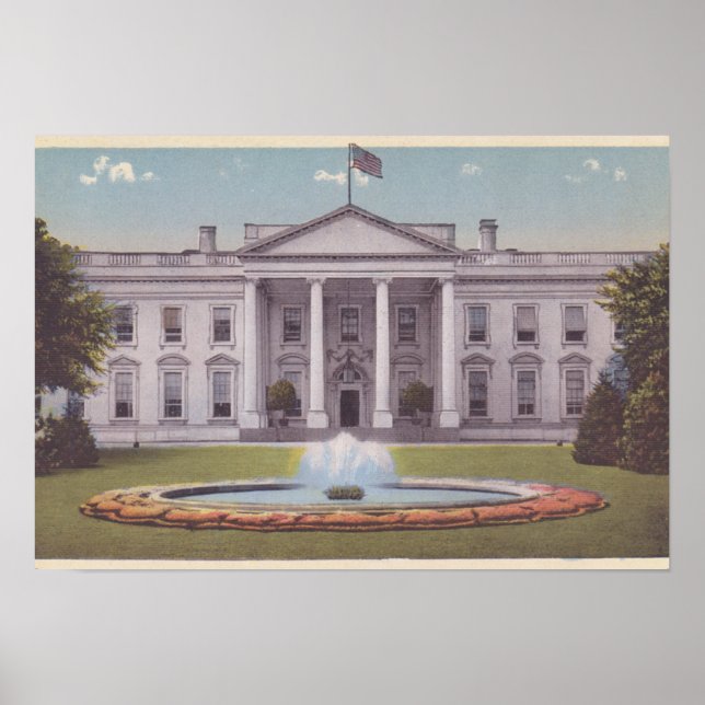 White House Washington DC Poster (Front)
