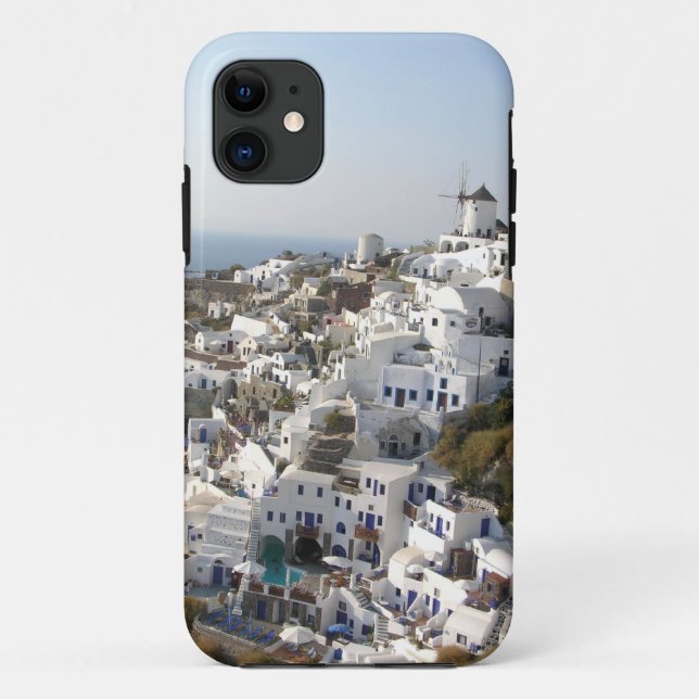 White Houses on Santorini Case-Mate iPhone Case (Back)