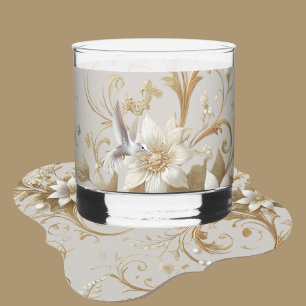 White Hummingbird Coaster