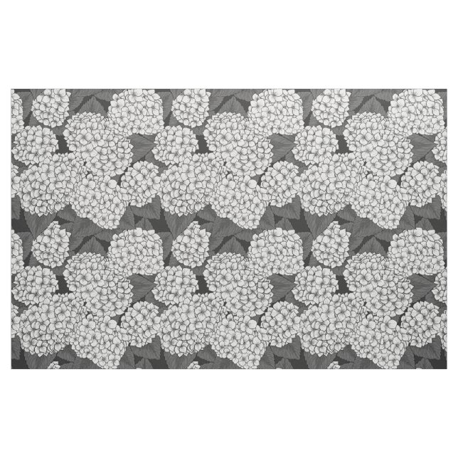 White hydrangea fabric (Fat Quarter)