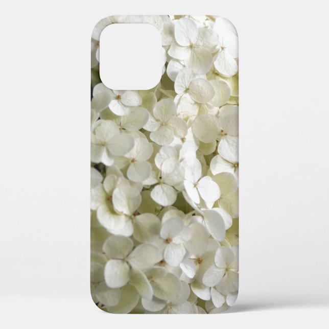 White Hydrangea Flowers Case-Mate iPhone Case (Back)