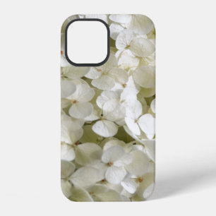 White Hydrangea Flowers iPhone 12 Case