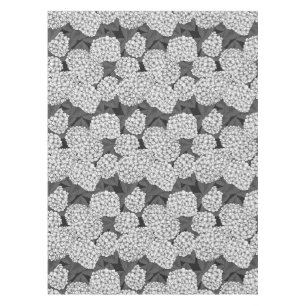 White hydrangea tablecloth