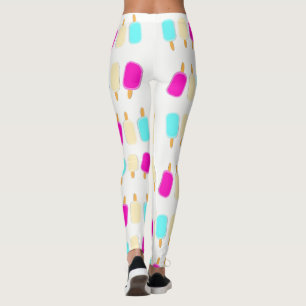White Ice Cream Leggings