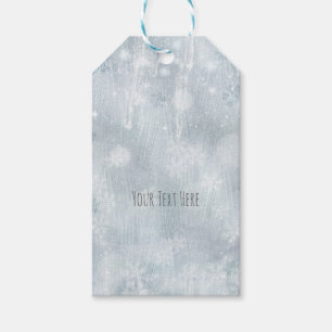 White Ice Snowflakes Winter Wonderland Gift Tags