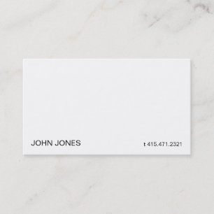 White II Business Card
