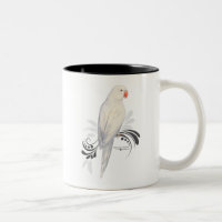 White Indian Ringneck Parrot