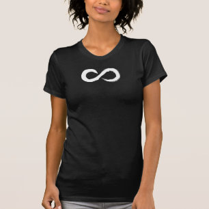 White Infinity Brushed T-Shirt