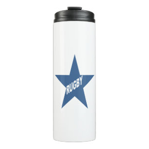 White insulated bottle ETOILE RUGBY