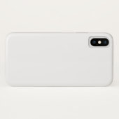 White iPhone X Case (Back (Horizontal))
