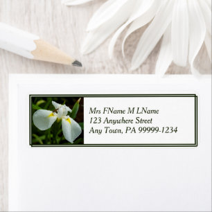 White Iris Label